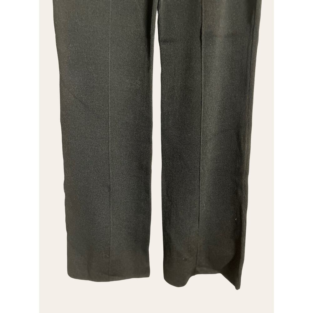 St. John Collection Black Knit Wide Leg Pants Size S - Picture 5 of 9